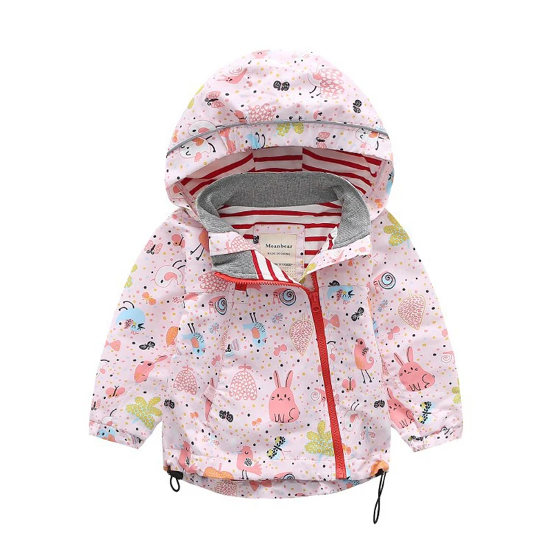 Kids Boys Coat For Girls Jacket Cartoon Children Waterproof Jackets