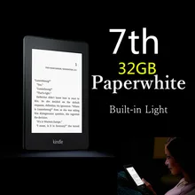 32 Гб черный Kindle Paperwhite 7 поколения Электронная книга ридер встроенный светильник 6 дюймов 4 Гб электронная книга ридер E-ink