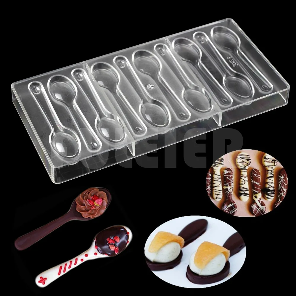 PC Chocolate Molds Polycarbonate Candy Mould Pastry Baking Kitchen Tools Decor 
