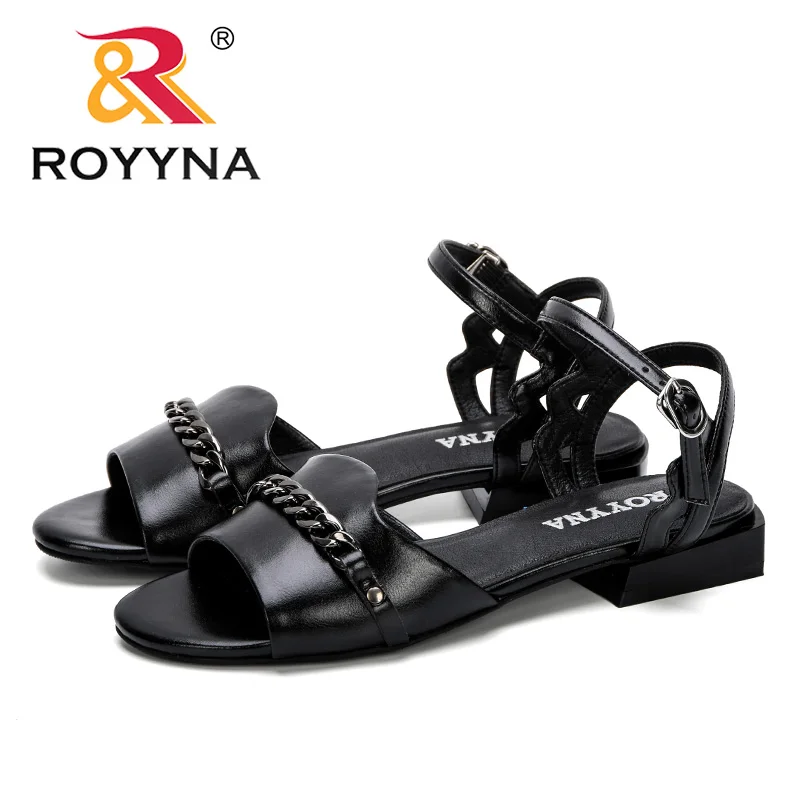 ROYYNA 2019 Новая Стильная летняя удобная женская обувь пляжные сандалии гладиаторы