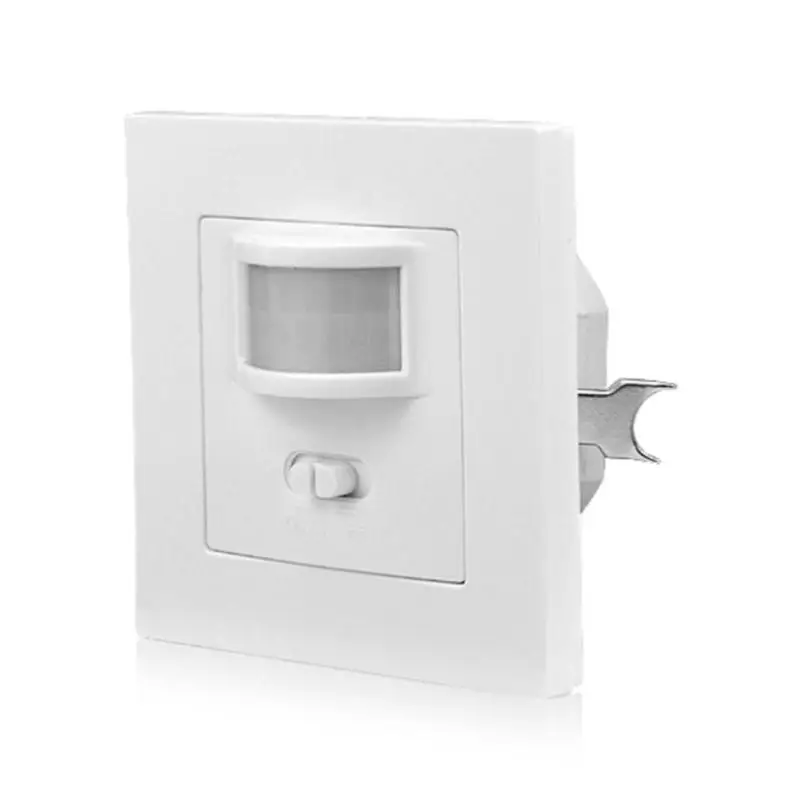 

AC 110-240V PIR Infrared Motion Sensor Smart Lamp Switch Recessed Wall Module With ON/OFF 140 Degrees Body Move Induction S1