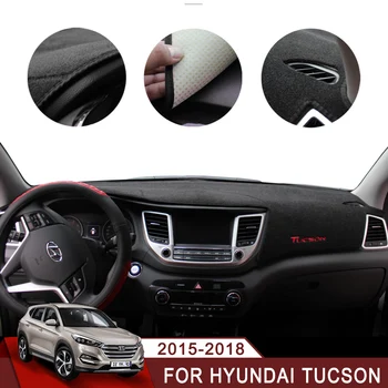 

Car Dashboard Avoid Light Pad Instrument Platform Desk Cover Mat Carpets For Hyundai Tucson 2015 2016 2017 2018 LHD Accessory