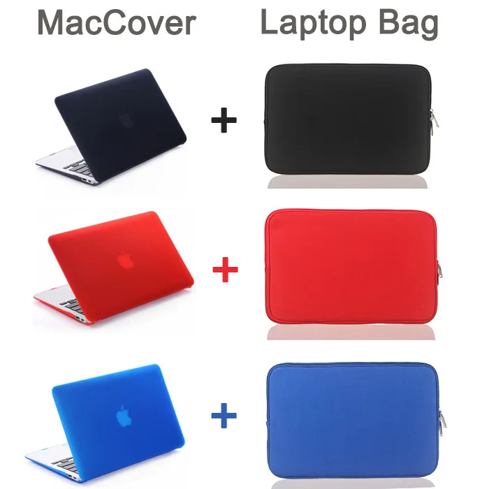 

Set Items Frosted Matte Case  New air 11 and Water Proof  Sleeve Bag for Macbook air 11.6 inch Carrying Cover Free Shipping