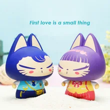 CHSKY автомобиль орнамент ПВХ милый забавный кот украшение интерьера автомобиля куклы Студент пара приборной панели автомобиля игрушки Аксессуары подарок отделкой