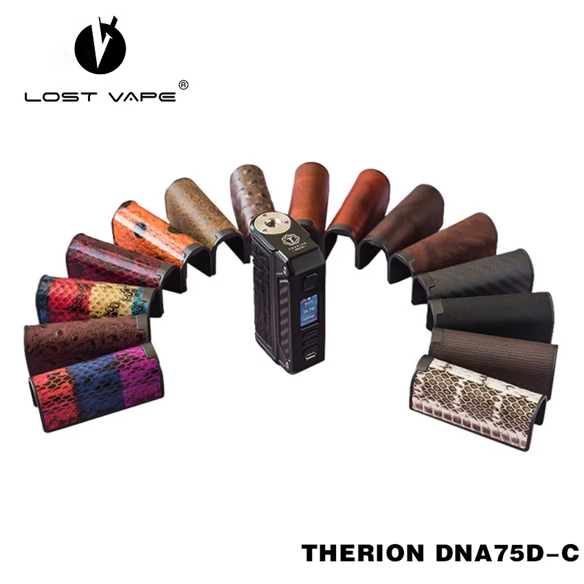 

100% Original Lost Vape Therion DNA75D-C Mod 75W Power Dual 18650 batteries color TFT screen Evolv DNA75 Chip for e-cig mod