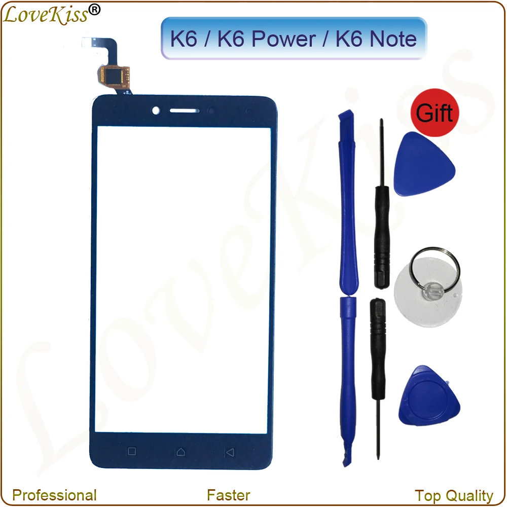 

Touch Screen Sensor For Lenovo K6 Power Note K6Note K6Power K53a48 K33a42 k33b36 Display Digitizer Panel Front Glass Replacement