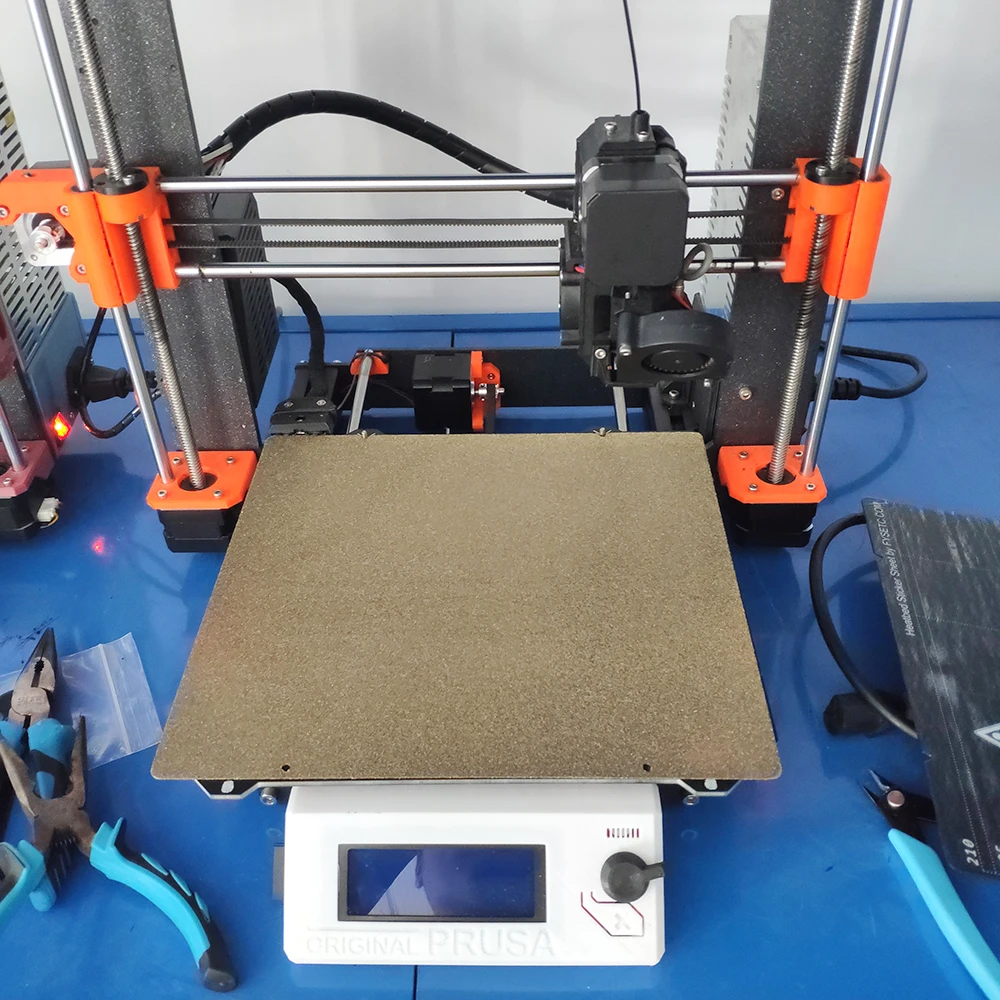 Prusa I3 MK3 MK52 двухсторонняя текстурированная пей Весенняя стальная листовая Порошковая пластина с порошковым покрытием пей для Prusa i3 MK2.5S mk3 MK3S