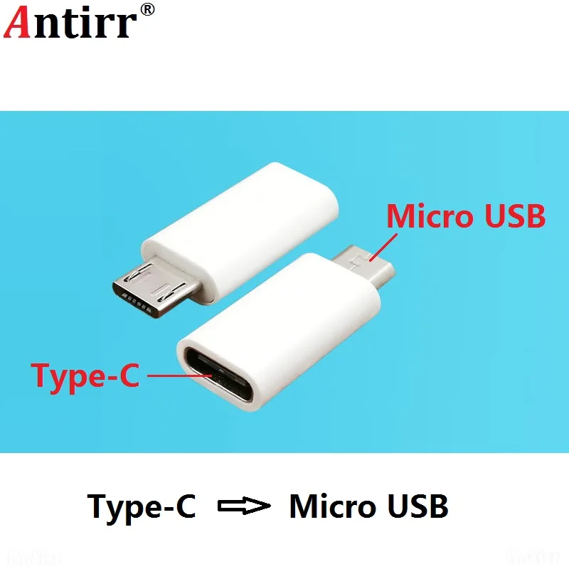 Кабель-адаптер Micro USB папа-мама Type-C для телефонов на Android |