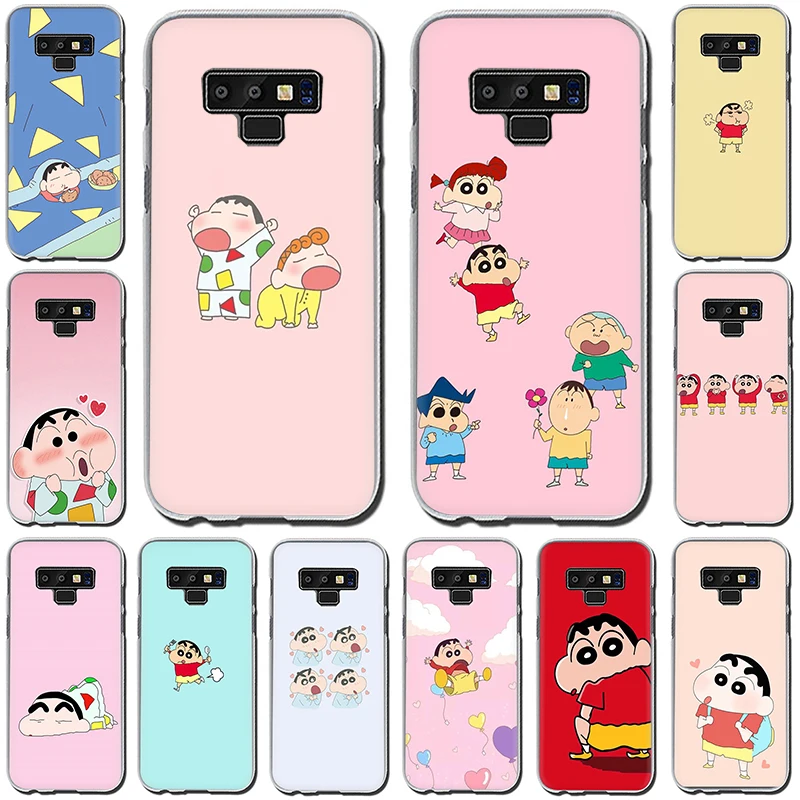 

crayon shin chan Hard phone Case for Samsung A6 A7 A8 Plus A9 10s 20s 30s 40s 50s 60 70 Note 8 9 10