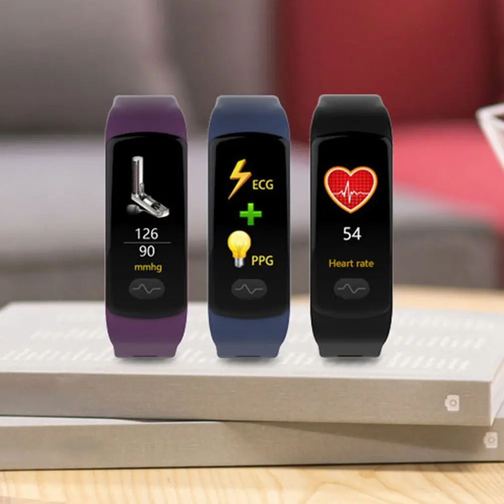 

E07 Smart Band Fitness Bracelet Heart Rate Monitor Tracker Smart Wristband ECG/PPG Blood Pressure Smart Watch