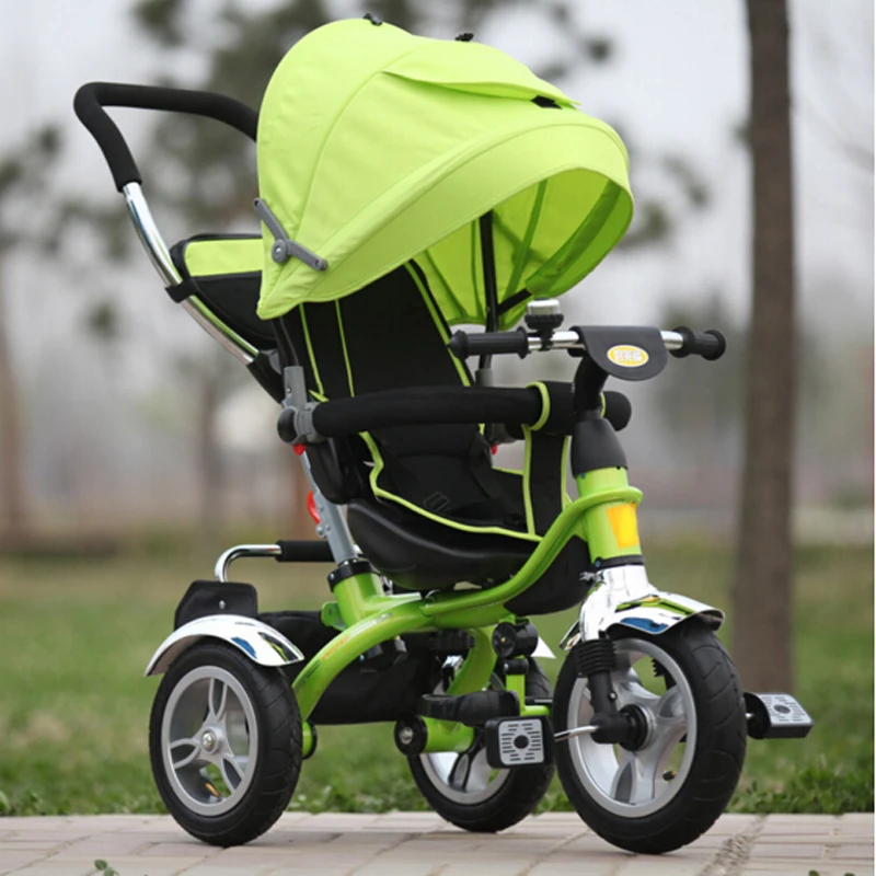 2017 Genuine New Full Shed Baby Tricycle Trolley Baby 