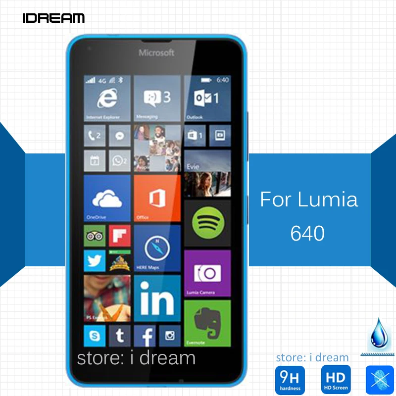 

2Pcs For Microsoft Lumia 640 XL Dual Sim Lte Tempered Glass Screen Protector Safety Protective glass film on 640XL