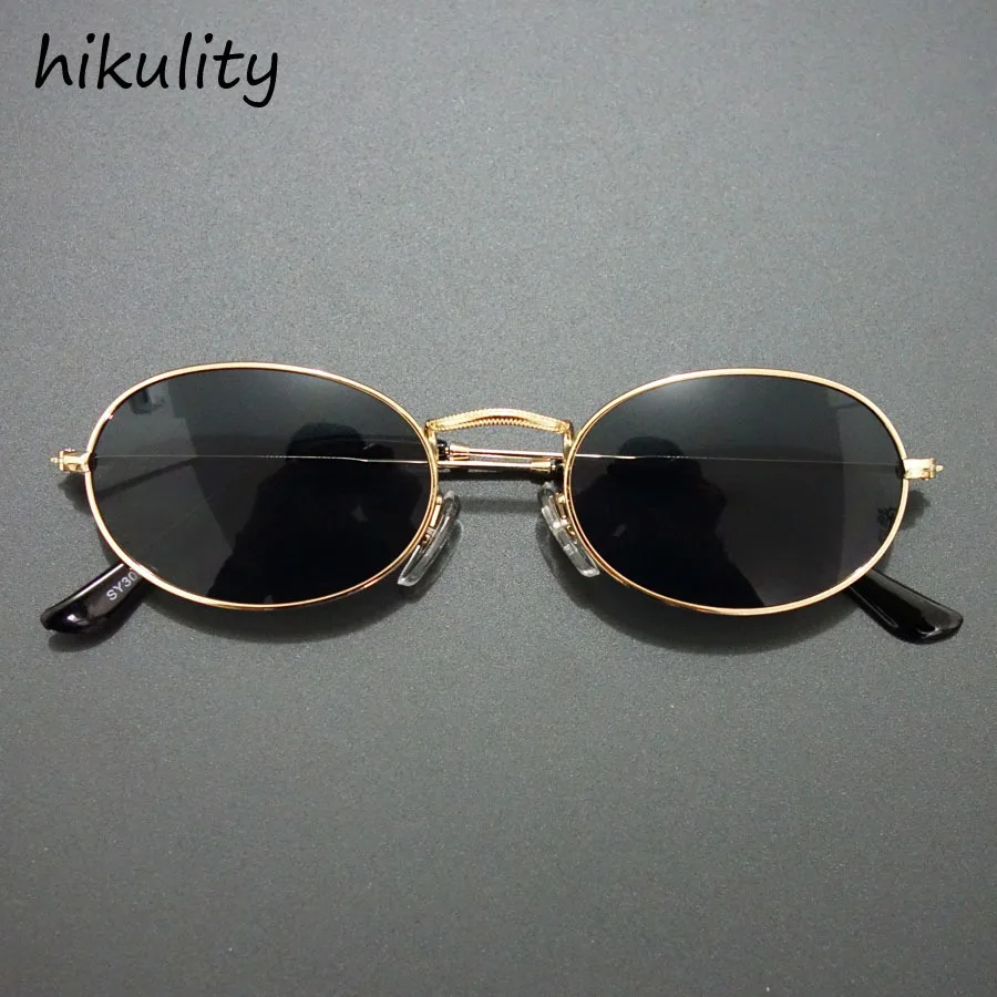 

89256 Small Narrow Oval Sunglasses Women 2018 Brand Designer Vintage Luxury Shades 90s Teenager Ultralight Sun Glasses for Men