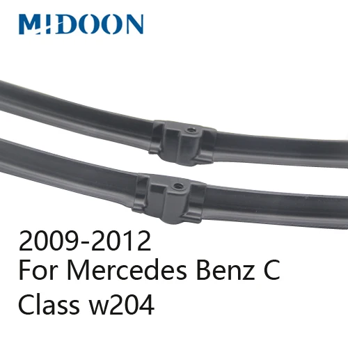 MIDOON щетки стеклоочистителя ветровое стекло дворники для Mercedes Benz C Class W203 W204 W205 C160 C180 C200 C230 C240 C250 C270 C280 C320 C350 C400 C450 AMG - Цвет: 2009-2012 for W204
