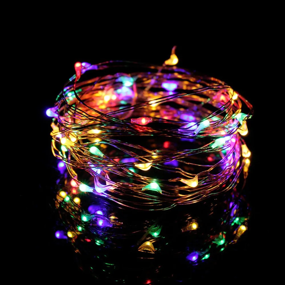 5m/16ft 50 Leds USB LED Copper Wire String Light IP67 Waterproof DIY