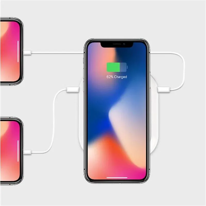 MIPOW 10000mAh Qi Wireless Charger Quick Charge Portable Power Bank For iPhone X Samsung Xiaomi Dual USB Ports External Charger