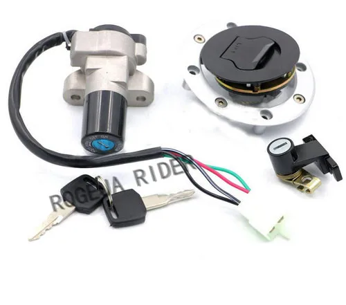 

for Suzuki lock Ignition Switch Fuel Gas Seat Lock Key Set Kit GSF 250 400 Bandit GSX 600 750 GS500 VX800