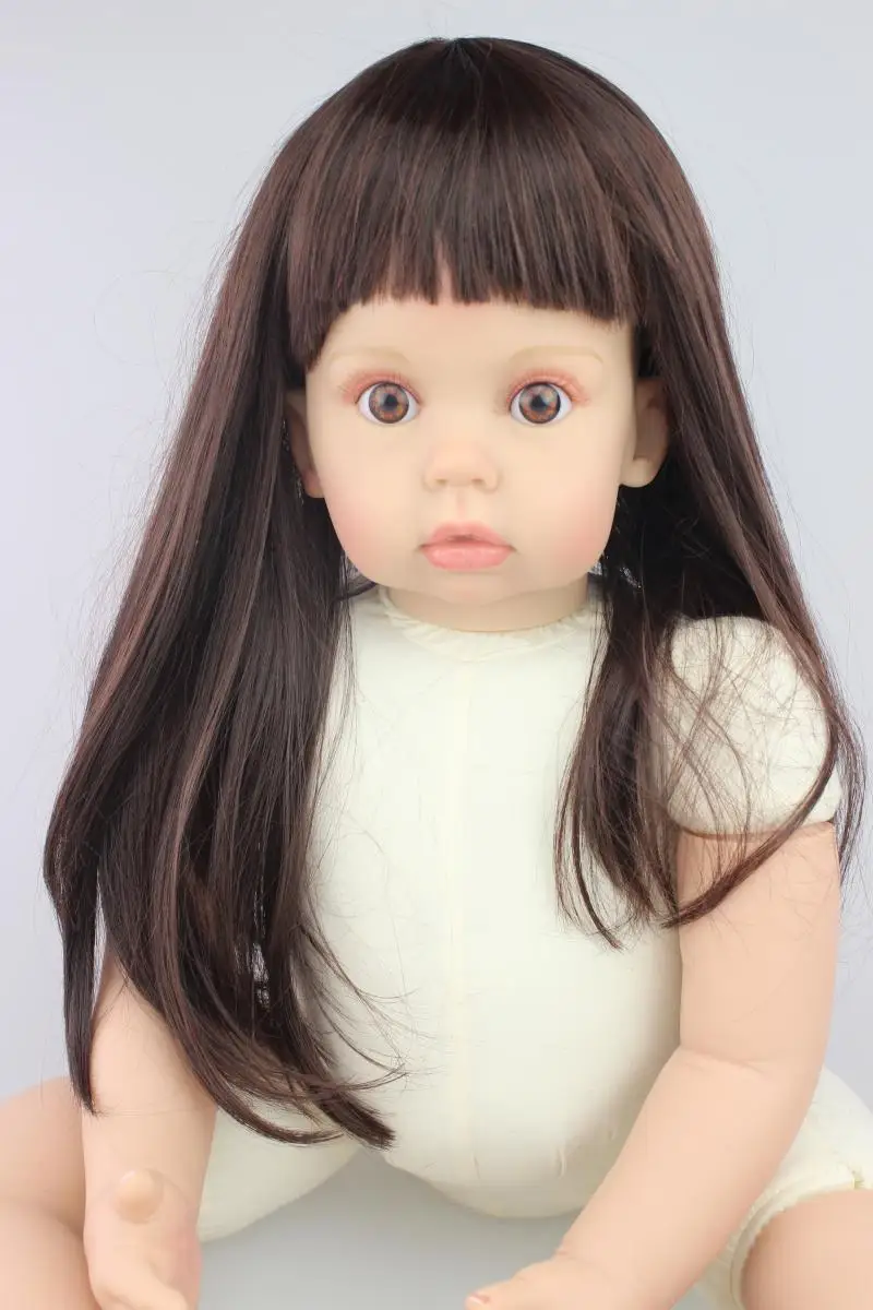 28" 75cm Reborn Doll Kits Silicone Reborn Babies Girl Dolls Clothing