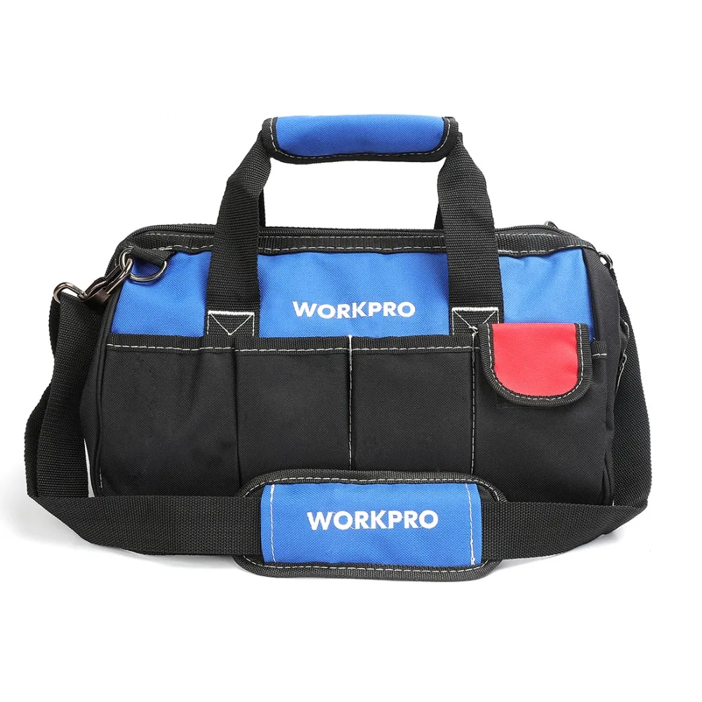 WORKPRO 14 inch Tool kit Bags Waterproof Storage Bags Shoulder Bag with