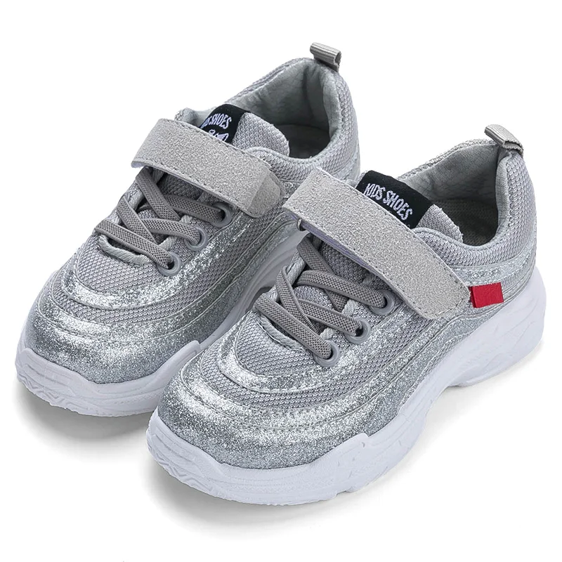 

Fashion Boys Autumn Sneaker Hook & Loop Comfortable Children Sport Tennis Shoes For Boys Breathable Kids Casual Shoes Boys Gray