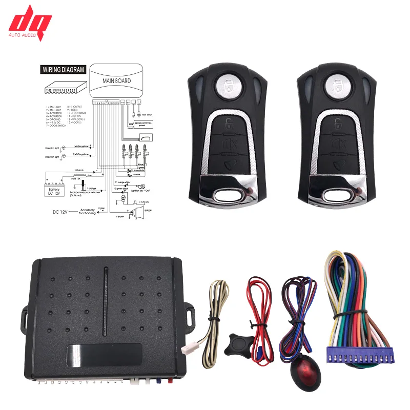 Car Alarm 13P Car Auto Remote Central Kit Door Lock Locking System With