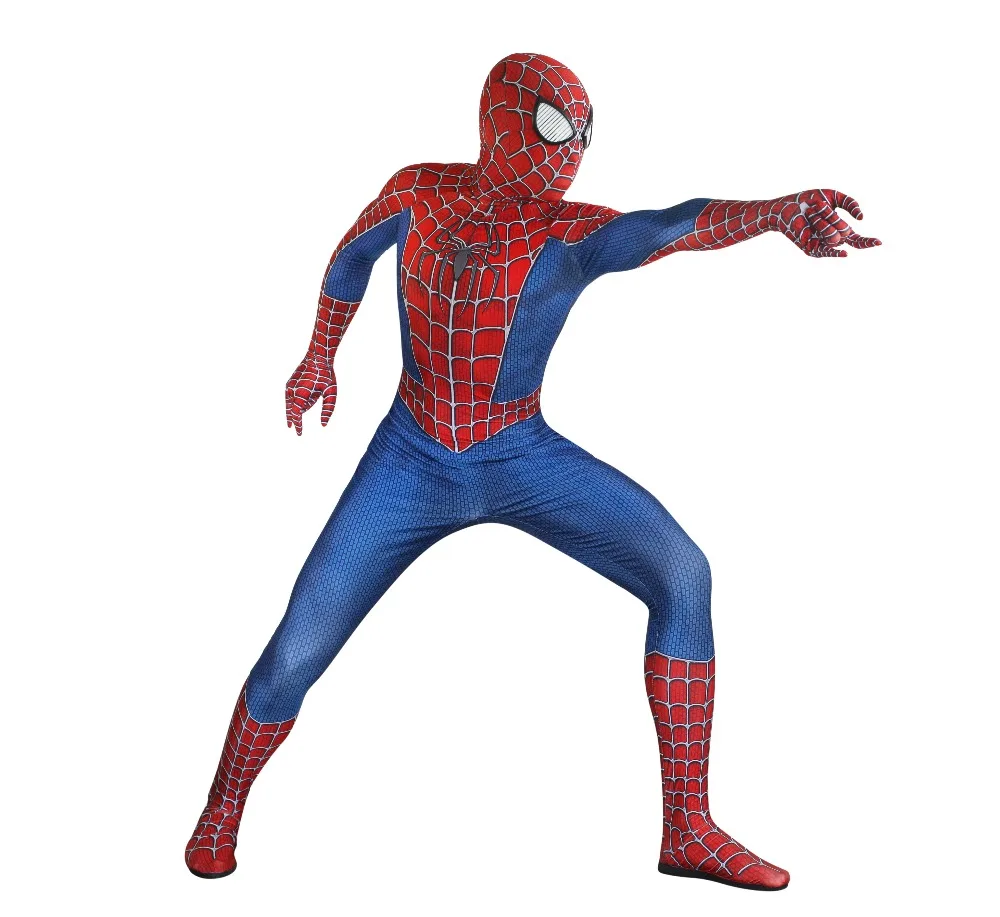 Halloween Saints' All Hallows' Day comic Raimi Tony spider man Cosplay Zentai Costume  tights jumpsuit  adults/children/kids