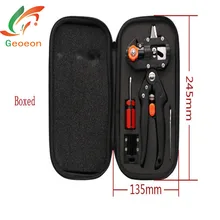 Geoeon тканевые Коробки сад фруктовое дерево ножницы для черенкования Обрезка ножницы для резки Инструмент+ 2 лезвия садовый набор секатор режущий инструмент D9