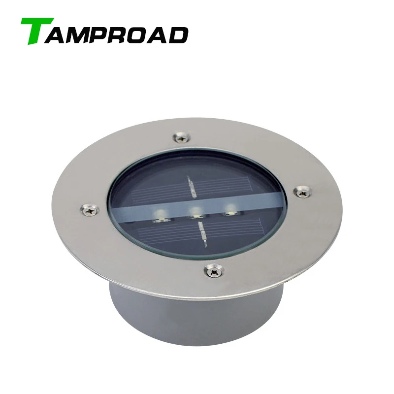 

TAMPROAD Solar Power Lamp 3LED Outdoor Underground Solar Panel Floor Light LED Lighting for Square Park Plaza Road Lampada Luz