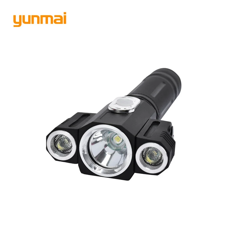 3800LM Cree xml t6+ 2Q5 фонарик мощный светодиодный фонарик перезаряжаемый фонарь вспышки света Применение 18650 Батарея для Кемпинг пеший туризм