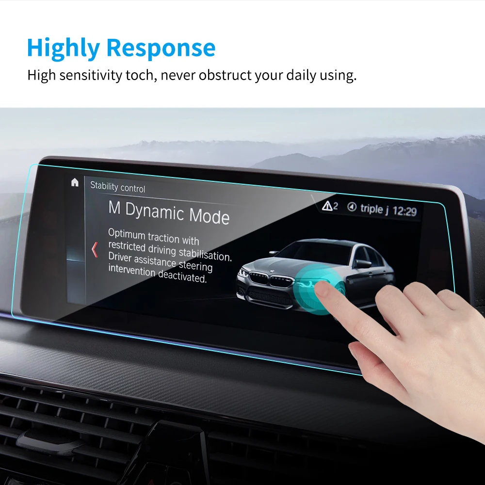 10,25 дюймов Автомобильный экран протектор для BMW G32 Gran GT 6 серии Автомобильный gps навигатор сенсорный экран защитная пленка из закаленного стекла
