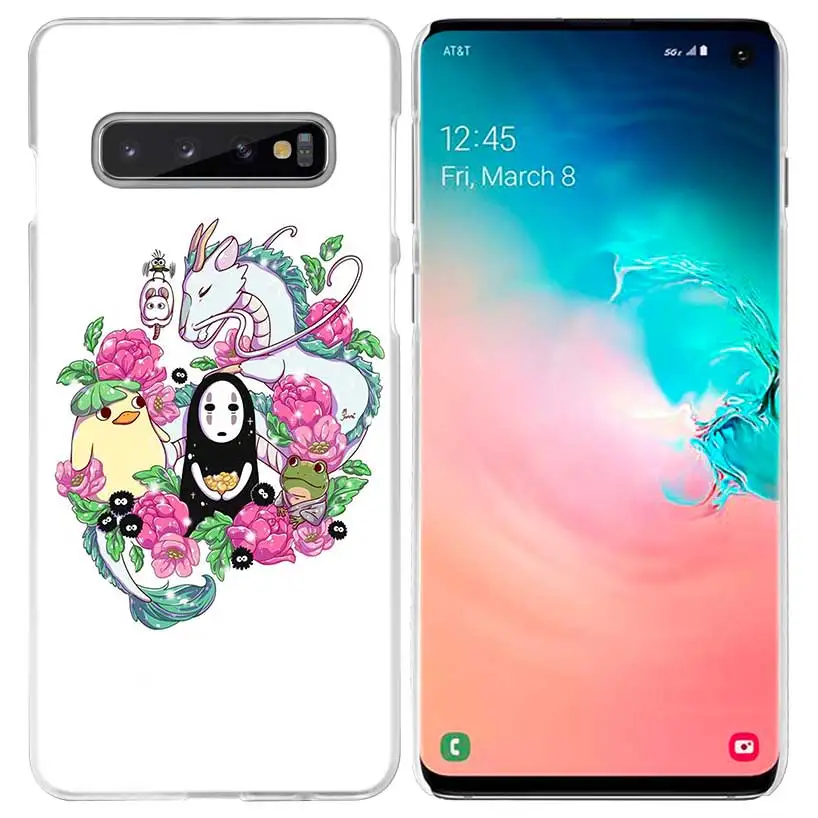 Studio Ghibli Унесенные призраками Тоторо чехол для samsung Galaxy S10 5G S10e S9 S8 M30 M20 M10 J4 J6 плюс J8 Note 8 9 Жесткий Чехол для мобильного телефона - Цвет: 05