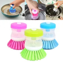 Hydraulic washing pot multicolor kitchen gadgets Wash Tool Pan Dish Bowl brush Scrubber glove Cleaning brushes