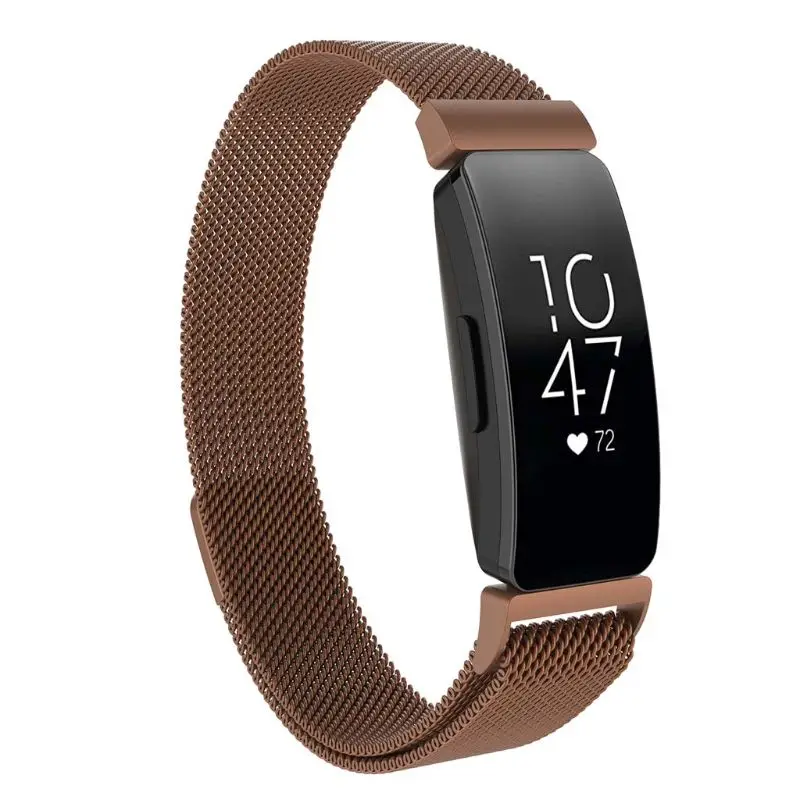 

2019 New BSIDE Magnetic Stainless Steel Replacement Watch Band Strap for Inspire / Inspire HR Activity Tracker
