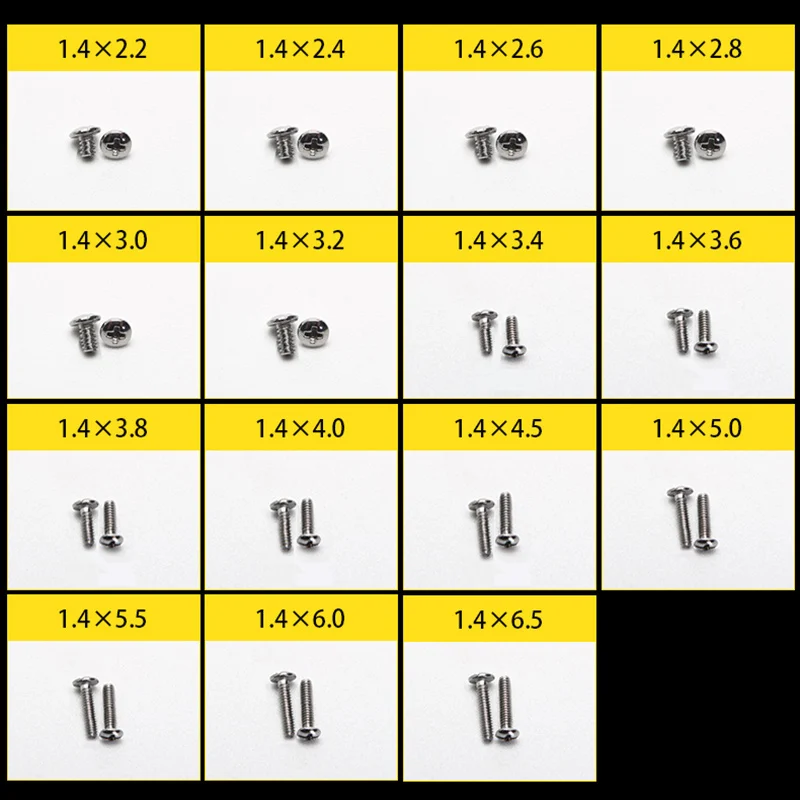 1 Box Glasses Repairing Kit Mini Screwdriver Nose Pads for Watches Laptop Jewellery DTT88