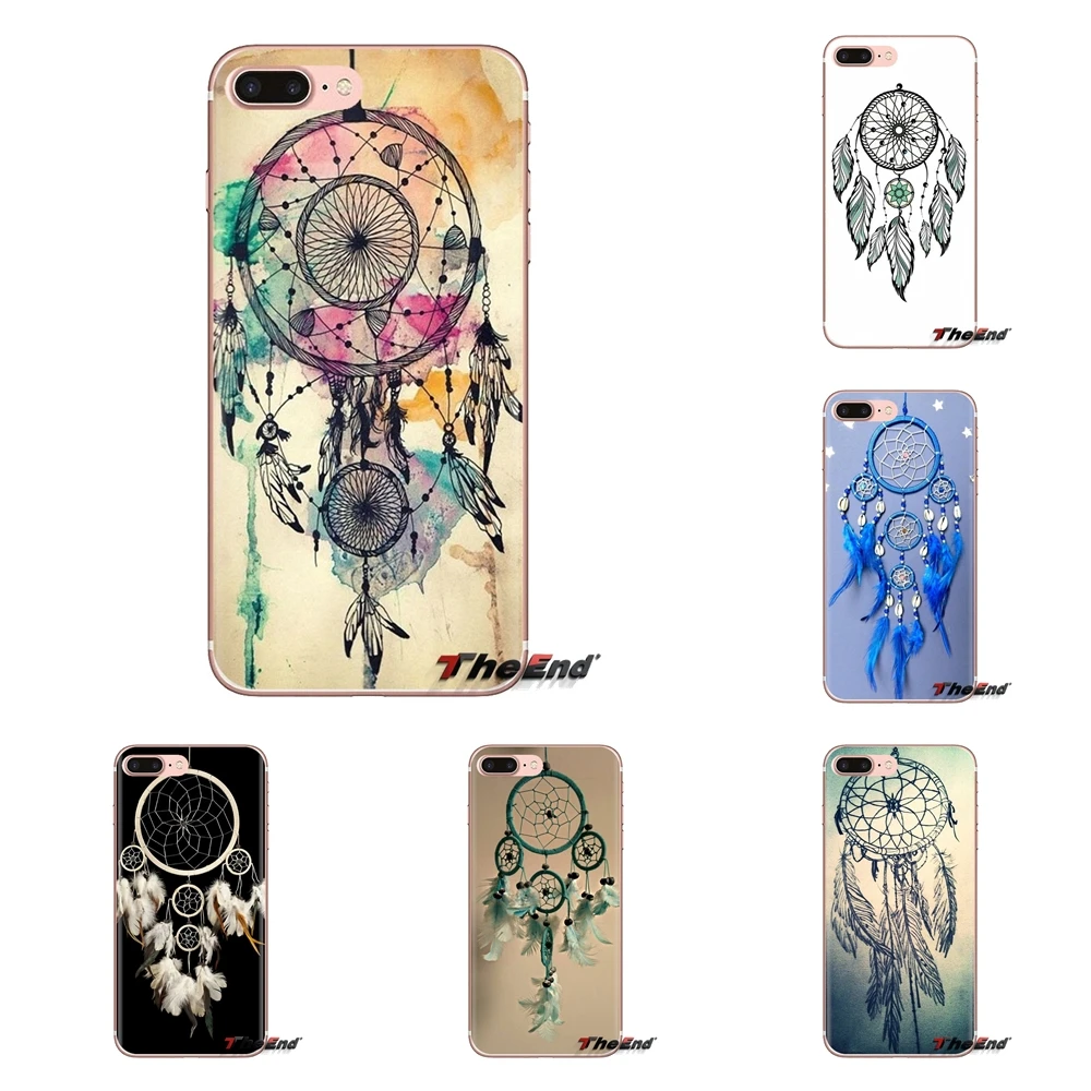 Dream Catcher Transparent Soft Shell Covers For Sony Xperia Z Z1 Z2 Z3 Z5 compact M2 M4 M5 C4 E3 T3 XA Huawei Mate 7 8 Y3II |