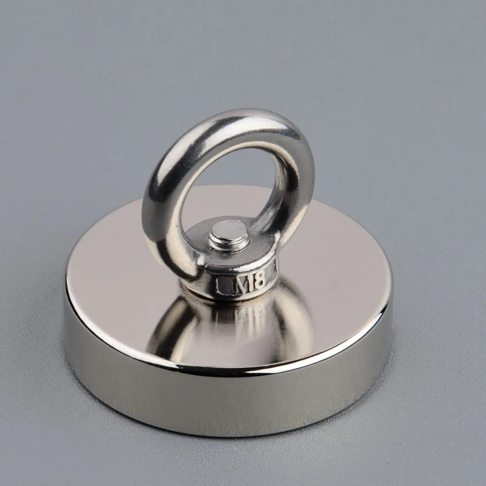 

180Kg Strong N52 Neodymium Permanent Magnet Magnet Fishing Magnets Design Magnet with Ring Magnetic Material Base as Gift