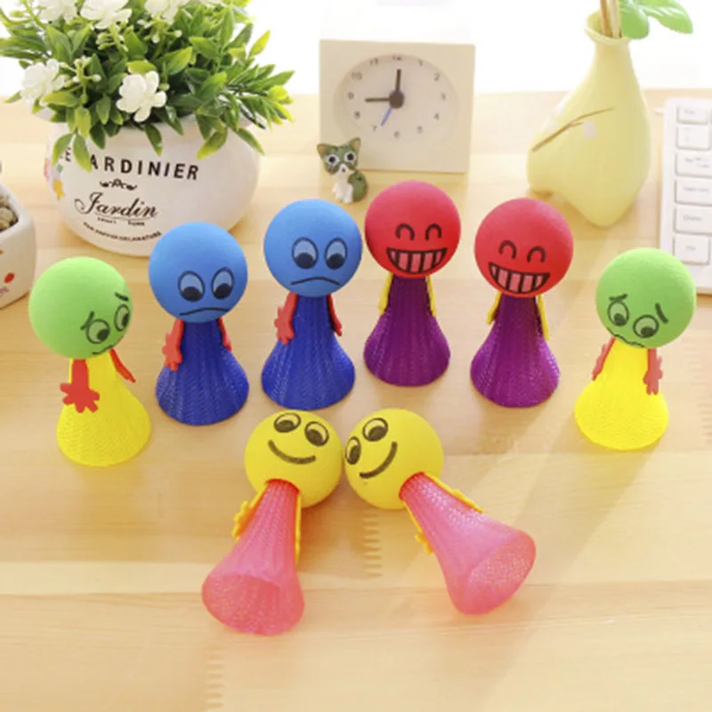 

Creative Novelty Squeeze Plastic Funny Large Cute Cartoon Bouncing Elf Expression Doll Child gift Children Creative Fun Gift Toy