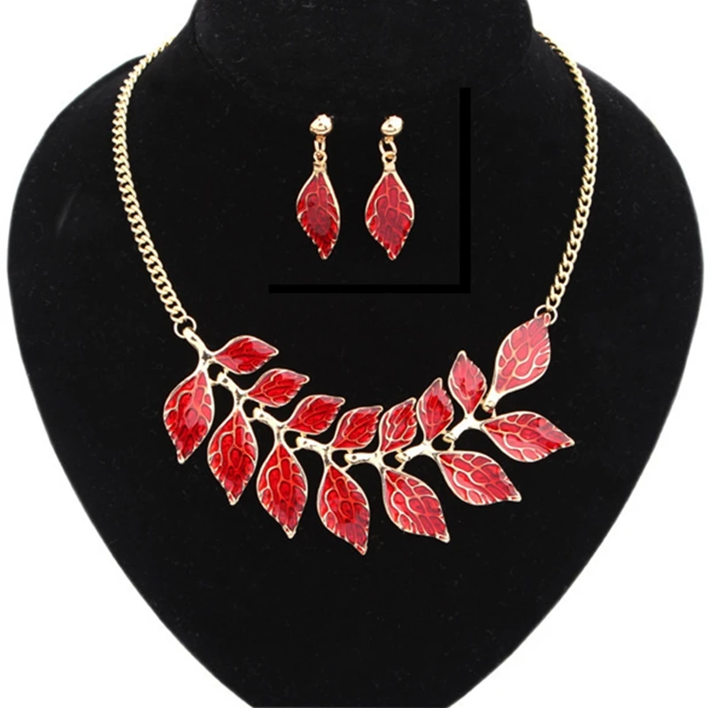 

fashion necklaces for women 2014 Enamel Flower Choker Necklace Luxury Brand Gold Leaf Statement Necklace Women Costume Jewellery