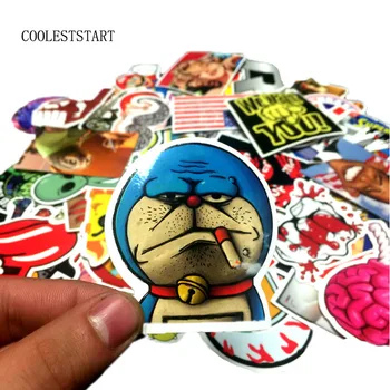 

PVC Waterproof Fun Sticker Toys The Luggage Stickers Handbag Decoration Stickers 200 Pieces Do Not Repeat