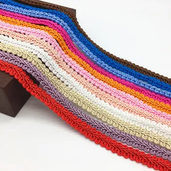 

5yards Width 1.1cm Cotton Lace Trim Braided for Costume High Quality Centipede Braid Sewing Lace Ribbon For Wedding Accessories