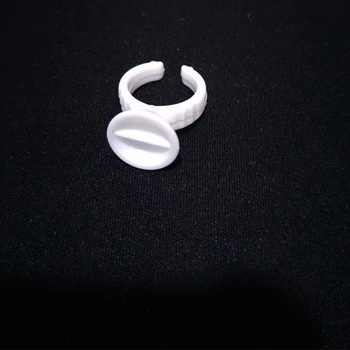 

Wholesale 100pcs Plastic White Tattoo Ink Ring For Eyebrow Permanent Makeup Tattoo Ringk Ink Cups Tattoo Holders Newest