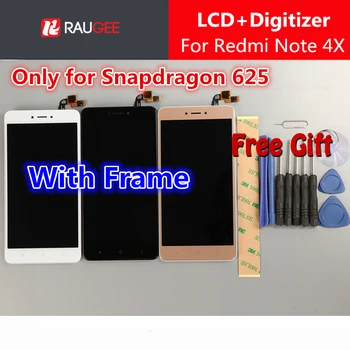 

for Xiaomi Redmi Note 4X Screen with Frame Redmi Note 4 Global Version lcd display touch screen assembly replacement panel