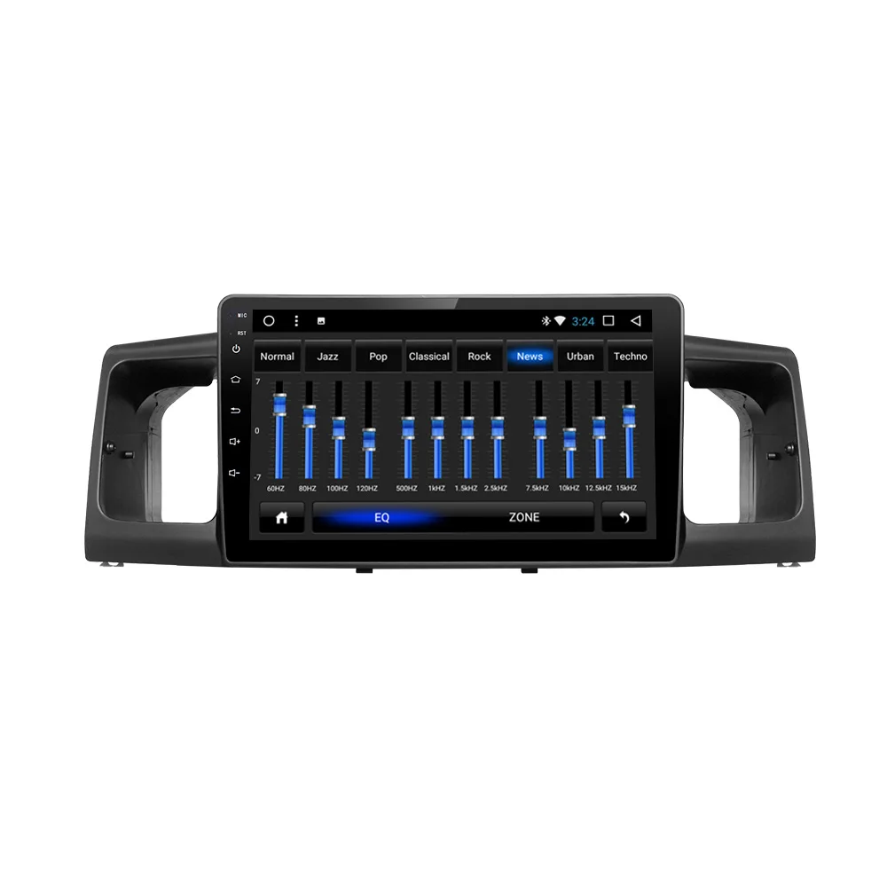Top JIUYIN 9 Inch Car Multimedia Player Android 7.1 Car DVD  Player Car Radio For TOYOTA Corolla E120 Radio  GPS Navigation 5