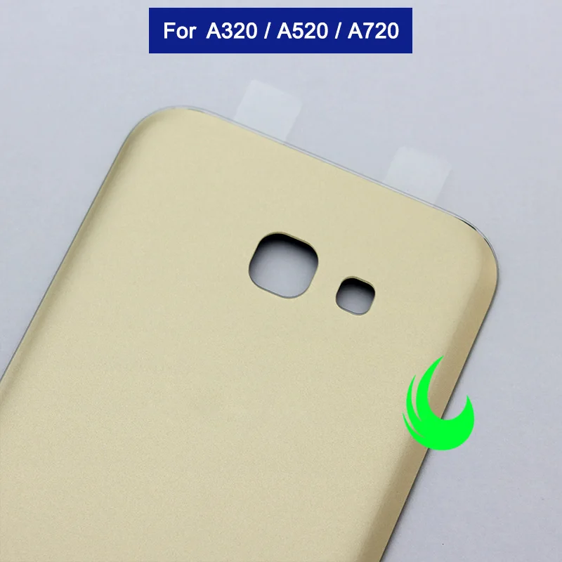 Новое заднее стекло для samsung Galaxy A3/A5/A7 задняя крышка для батареи A320 A520 A720 чехол для задней двери без объектива камеры