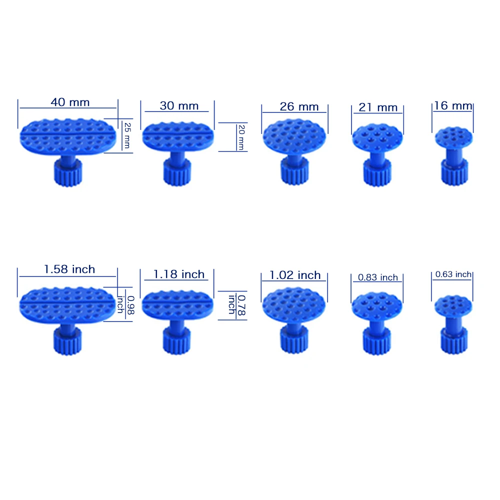 WHDZ PDR инструменты слайдер молоток для удаления вмятин безболезненный инструмент для ремонта вмятин безболезненные наборы с 25 голубыми съемниками