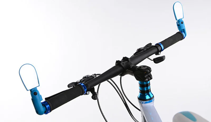 Bicycle Rearview Mirror Mountain Bike Handlebar Wide Angle Back Eye 360 Degrees Adjustable Safety Bike Rear View Mirrors RR7202