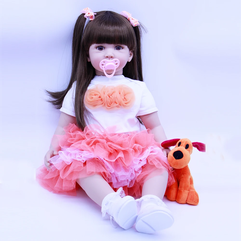 Мягкая силиконовая виниловая Кукла Reborn Baby 1 шт. плюшевые мини игрушки для девочек