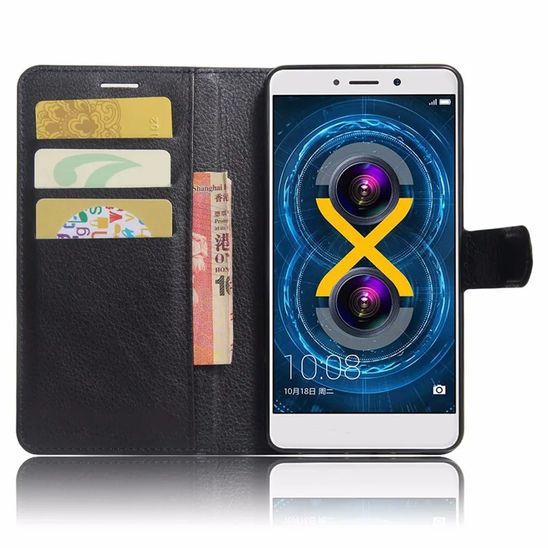 For Huawei BLL-21 Case 5.5 inch Wallet PU Leather Back Cover Phone Case For Huawei GR5 2017 BLL-21 Case Flip Silicone Bag (4)