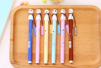 

6pcs 0.38mm Japanese Sunny Doll Gel Pen Marker Pen School Office Supply Escolar Papelaria
