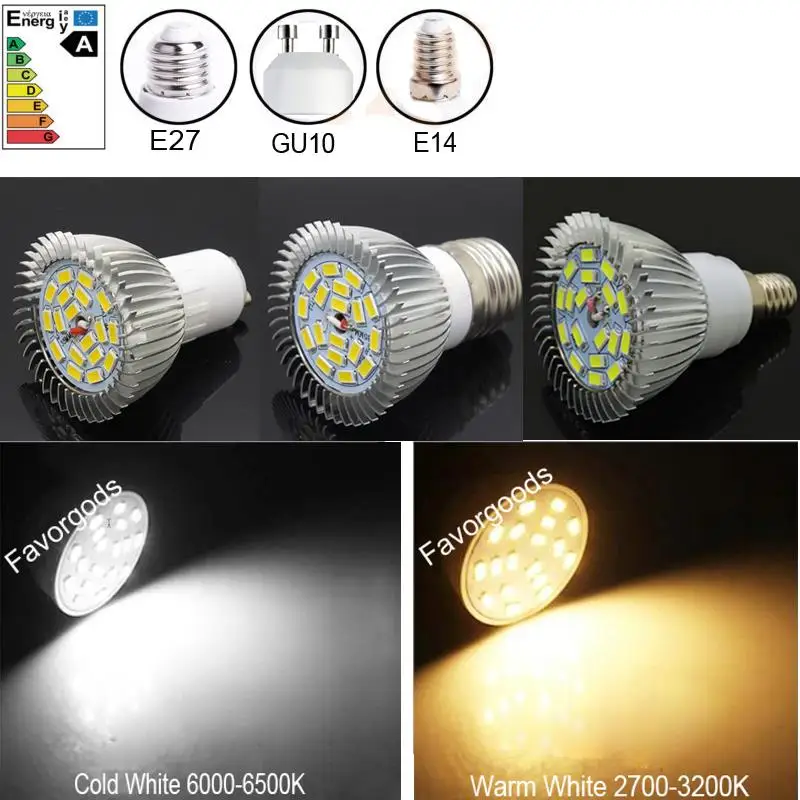 Levou Holofotes gu10 smd 5730 18 leds Material do Corpo : Alumínio